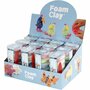 Foam Clay®, glitterkleuren, metallic kleuren, 12 set/ 1 doos