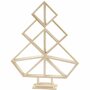 Geometrische kerstboom van hout, H: 40 cm, B: 31 cm, 1 stuk