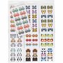 Index Stickers - Vel 7,5x15 cm - 10 Dozen - DIY Organiseren - Papier Stickers - Diverse Designs