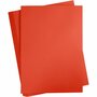 Karton - Rood - Rood - 420x594 mm - 180 gr - 100 vellen