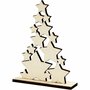 Kerstboom, H: 19,6 cm, D: 4 cm, B: 14,7 cm, 1 stuk