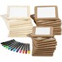 Materialenset Onderzetters beschilderen, standaardkleuren, extra kleuren, 30 stuk, 1 set