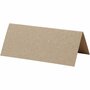 Naamkaarten - Plaatskaarten - Naturel - Tafelplan - 9x4cm - 220gr - 20 stuks