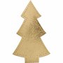 Kerstboom, goud, H: 18 cm, B: 11 cm, 350 gr, 4 stuk/ 1 doos