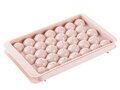 Ijsblokjes Rond Maker - Ronde ijsblokjesmaker - Ijsblokjesvorm Voor Ronde Ijsblokjes - Ronde Ijsblokjes Tray - 33 Ijsbolletjes - 22.5x12.5cm - Roze