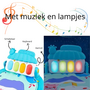 Babygym - Speelkleed Met Boog En Speeltjes - Muziek Keyboard - Lampjes - Speelmat - Baby - Piano Mat Baby - Educatief - 72x47x40cm - Groen