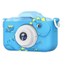 Kindercamera - Camera Voor Kinderen - Kinder Fotocamera - Speelgoedcamera - Eenvoudig - Veilig - Kindvriendelijk - 1080P HD - Foto Video Spelletje - Blauwe Dino