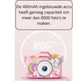 Kindercamera - Camera Voor Kinderen - Kinder Fotocamera - Speelgoedcamera - Eenvoudig - Veilig - Kindvriendelijk - 1080P HD - Foto Video Spelletje - Roze Unicorn