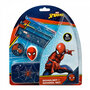 Schoolset SPIDERMAN - Schrijfwarenset - Schrijfset - Tekenset - Back To School - Schoolbenodigdheden - Schrijven - Tekenen - Pen- Potlood - Gum - Liniaal - Puntenslijper - Etui - Spiderman