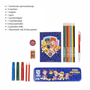 Schoolset PAW PATROL - Schrijfwarenset - Schrijfset - Tekenset - Back To School - Schoolbenodigdheden - Kleurpapierset - Pennendoosje, Markers, Pen, Gum, Puntenslijper - 35-delige Set