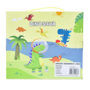 Schoolset DINO - Schrijfwarenset - Schrijfset - Tekenset - Back To School - Schoolbenodigdheden - Schrijven - Puntenslijper - Gum -Notitieboekje - Liniaal - 2 Potloden - Pennendoosje - Dino Dinosaurus