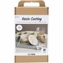 Hobbyset Hars Gieten, Pot met deksel, beige, off white, 1 doos