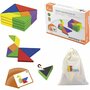 VIGA Magnetisch Tangram, H: 1 cm, L: 10 cm, 1x35onderdelen