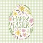 Servetten, Happy Easter, afm 33x33 cm, 1x20stuk