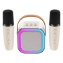 Karaoke Set Met 2 Microfoons - Draagbare Karaoke Machine - Bluetooth - Voor Thuis - Mini Karaoke Set