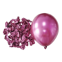 Metallic Fuchsia Roze Kleur Ballonnen - Ballonnen Metallic Roze - Luxe Knalroze Ballonnen - Bruiloft Verjaardag Feest Decoratie - 25cm - 30 Stuks