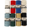 Bamboekoord - Bamboetouw - Diverse Kleuren - Gedraaid Koord 100% Bamboe - Dikte 1 mm - 8x65 mtr - 1 Set